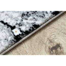 Kilimas 80 × 150 cm, kreminės ir juodos spalvos MOSSE MARBLE
