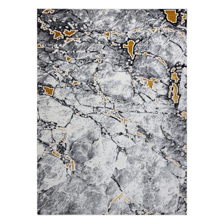Kilimas 120 × 170 cm, kreminės ir juodos spalvų MOSSE