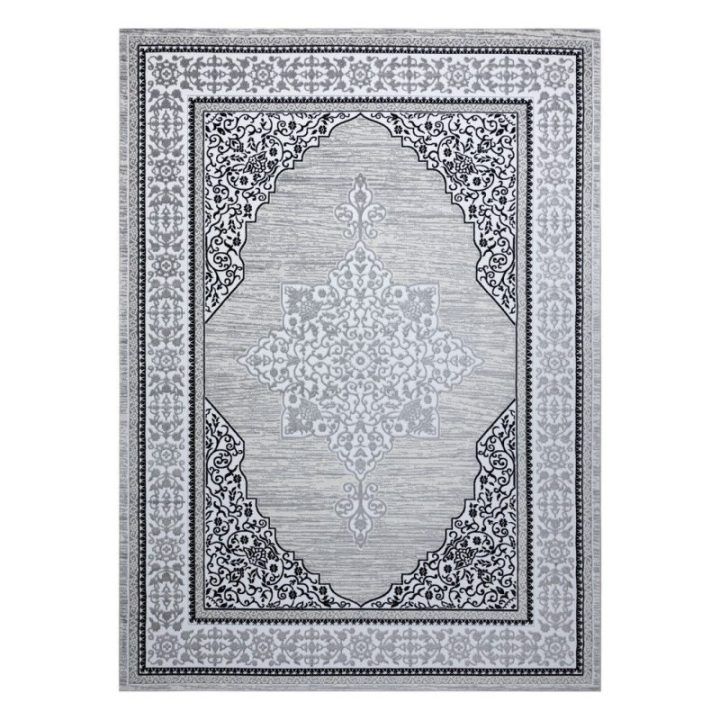 Kilimas 140 × 190 cm, pilkos spalvos MOSSE