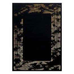 Kilimas 80 × 300 cm, juodos ir auksinės spalvos MOSSE