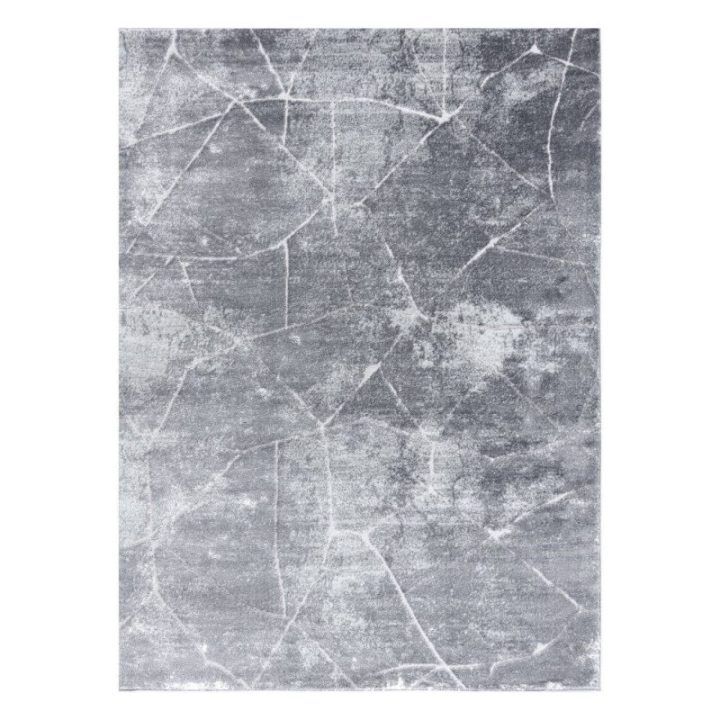 Kilimas 120 × 170 cm, pilkos spalvos TREX MARBLE