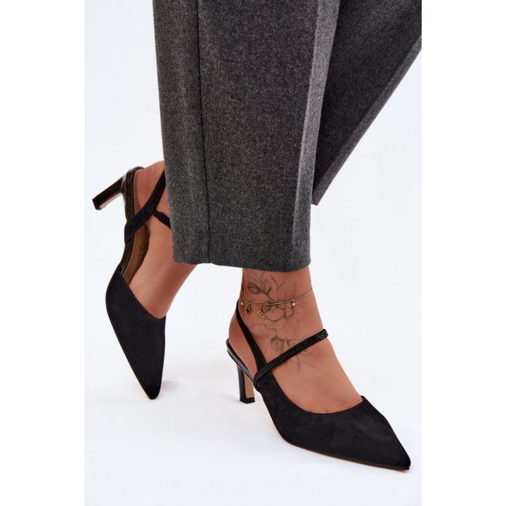 Aukštakulnės basutės su smailėjančia nosimi Step in style