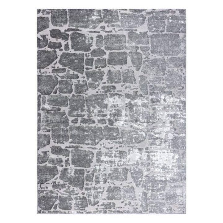 Kilimas 120 × 170 cm, tamsiai pilkos spalvos TREX
