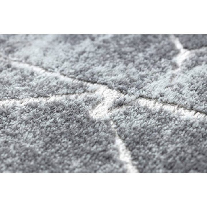 Kilimas pilkos spalvos TREX MARBLE