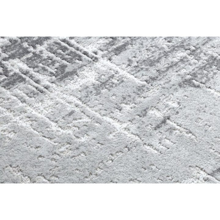 Kilimas pilkos ir baltos spalvos TREX LINES