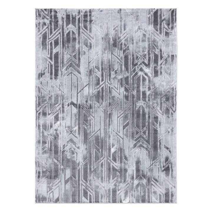 Kilimas 80 × 150 cm, tamsiai pilkos spalvos TREX