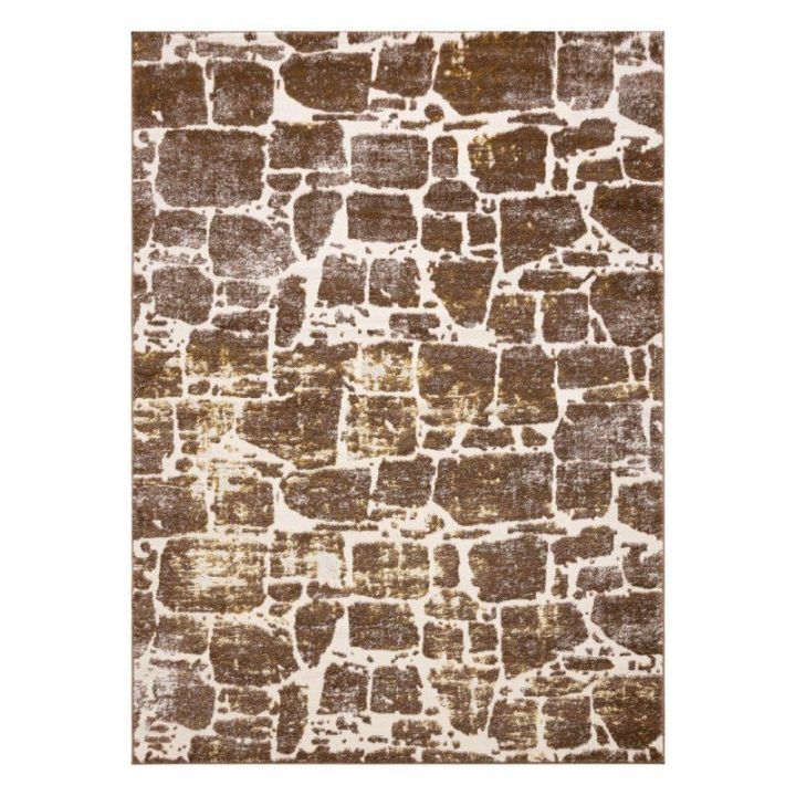 Kilimas 160 × 220 cm, smėlio ir rudos spalvos TREX