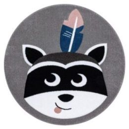 Kilimas 140x190 pilkos spalvos RACCOON