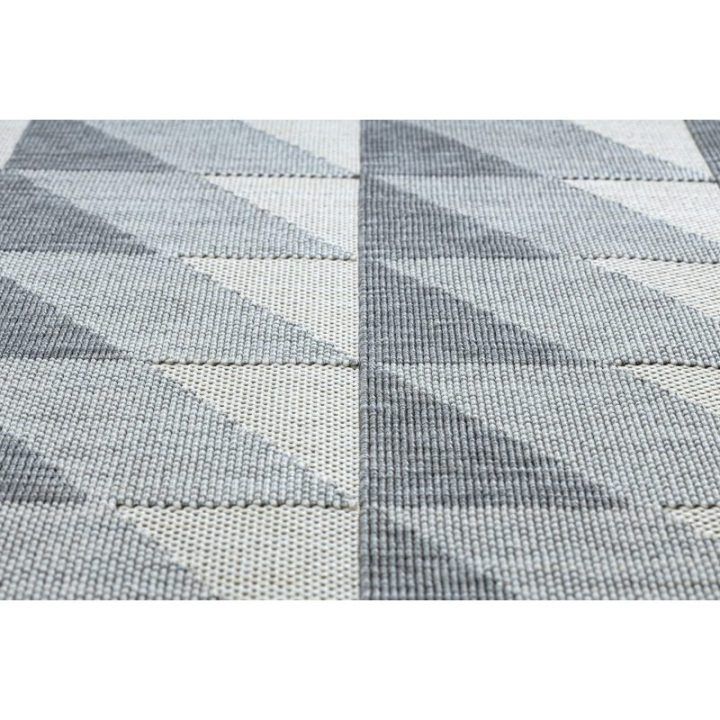 Kilimas su rombų raštu pilkos spalvos WINK