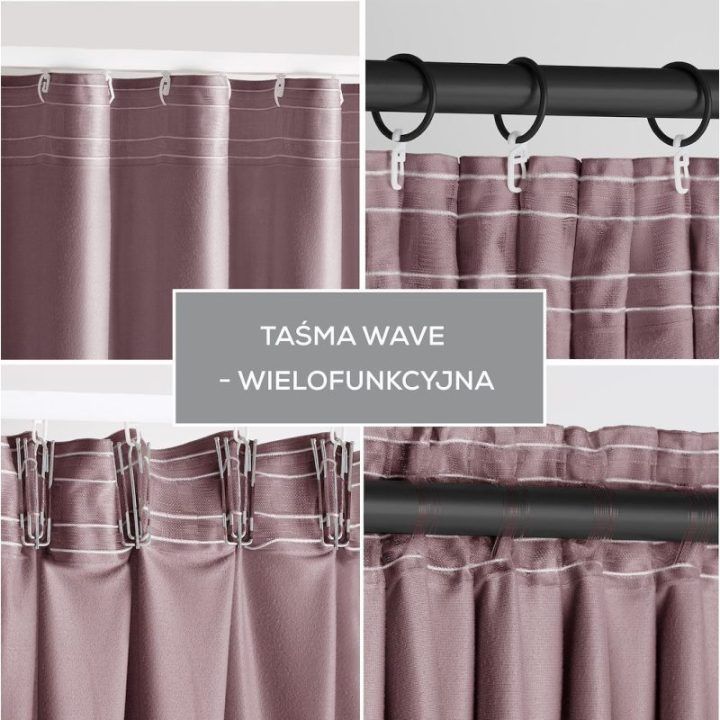 Užuolaida su klostėmis tamsiai smėlio spalvos velvetas