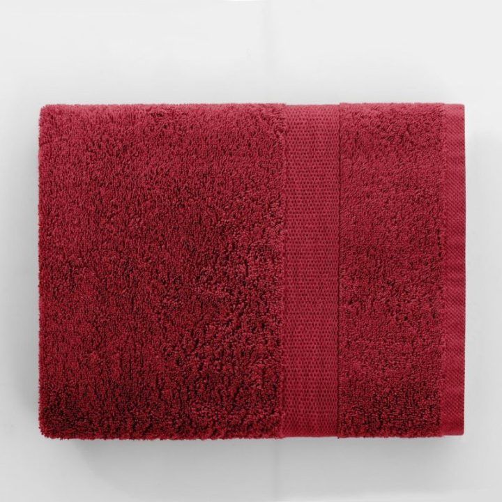 Rankšluostis 70x140 bordo spalvos