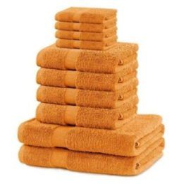 Rankšluosčių rinkinys 10 dalių oranžinės spalvos