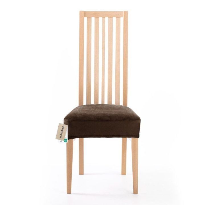 Kėdės sėdynės užvalkalas 40×40 cm tamsiai rudos spalvos Restilo
