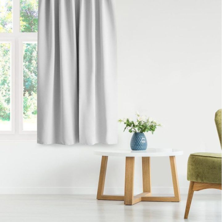 Užuolaida AH BLACKOUT PLEAT WHITE 140X175 1PC