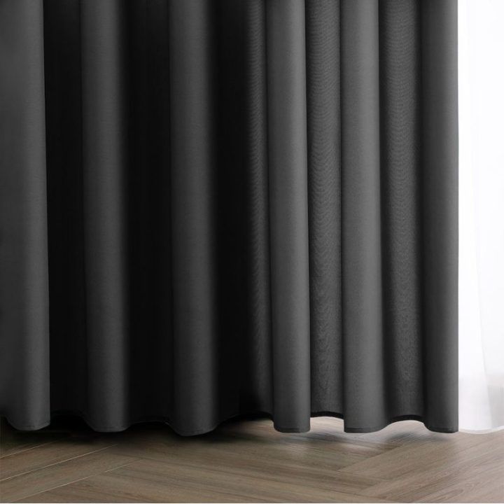 Užuolaida RES OXFORD CARLI EYELETS CHARCOAL 200X250 1PC