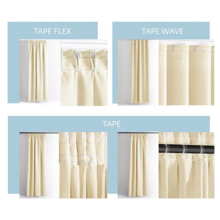 Užuolaida RES OXFORD CARLI PLEAT CREAM 140X270 1PC