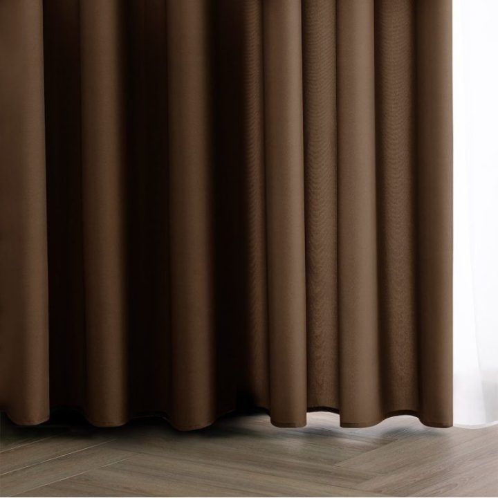 Užuolaida RES OXFORD CARLI EYELETS D.BROWN 200X270 1PC