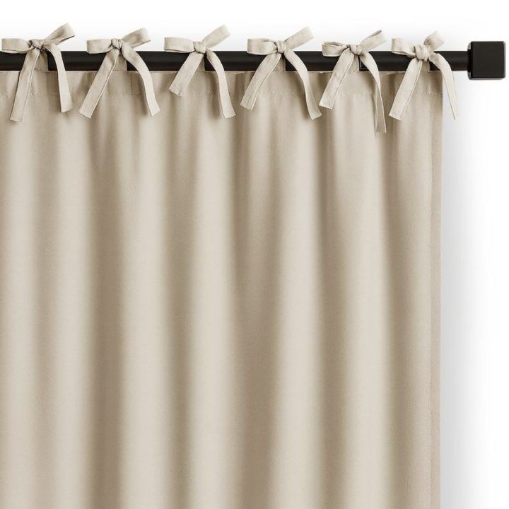 Užuolaida RES OXFORD CARLI TAB L.BEIGE 140X250 1PC
