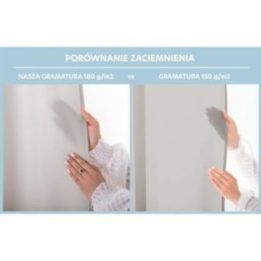 Užuolaida su klostėmis 180 g/m² sidabrinės spalvos