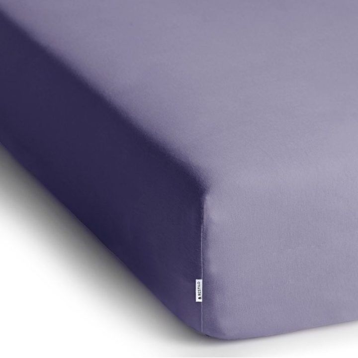 Paklodė su guma 220–240×220+30 levandų violetinė / auksinė
