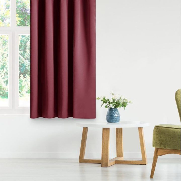 Užuolaida blackout 140×270 bordo spalvos CURT AH