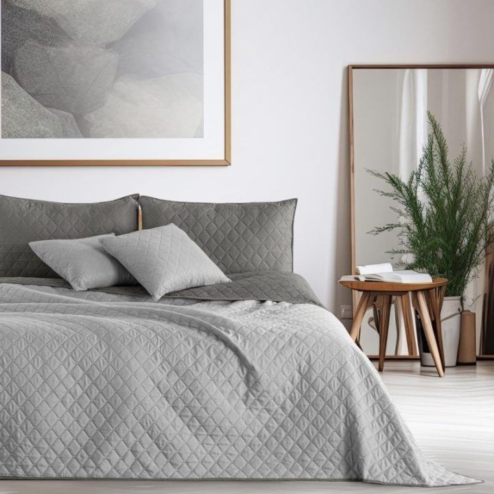 Antklodė DecoKing AXEL grafito 260×280 cm