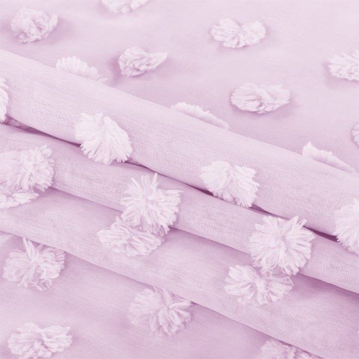 Rožinė užuolaida su kilpomis Lunare AmeliaHome 140 × 270 cm