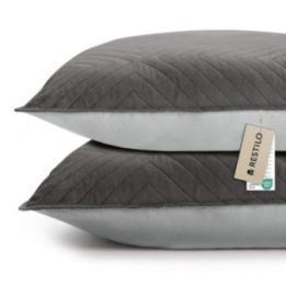 Pagalvės užvalkalas Sofa AmeliaHome 50 × 70 cm, pilkai sidabrinis, 2 vnt.