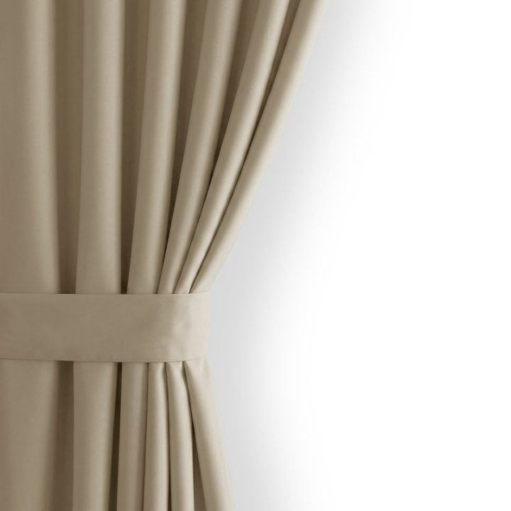 Užuolaidos surišimas Molte AmeliaHome 155 × 9 cm, smėlio spalvos