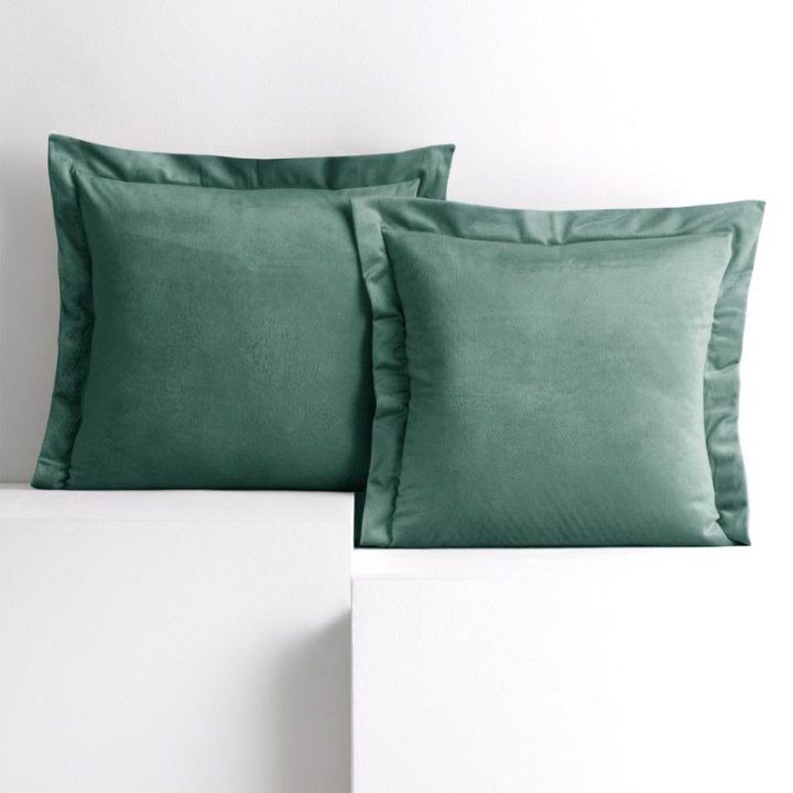 Aksominės pagalvėlės užvalkalas AmeliaHome 45 × 45 cm, mėtų