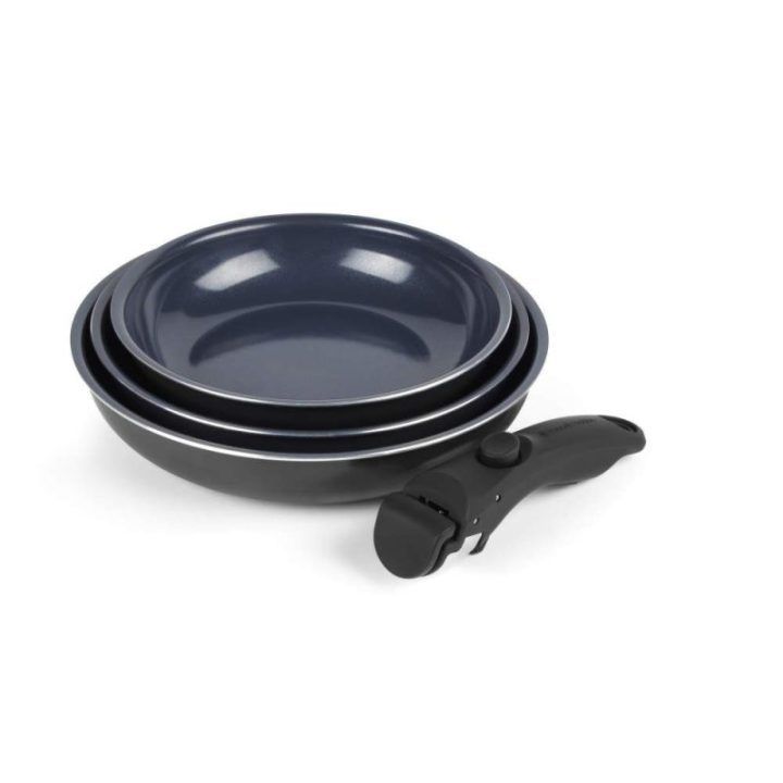 Russell Hobbs Marine Smart Clip 4 dalių keptuvių rinkinys, 20/24/26 cm
