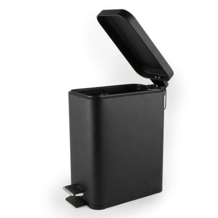 Beldray Slimline pedalinė šiukšliadėžė 5 l, juoda