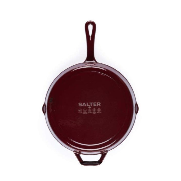 Salter BW13773R ketaus keptuvė 26 cm, raudona