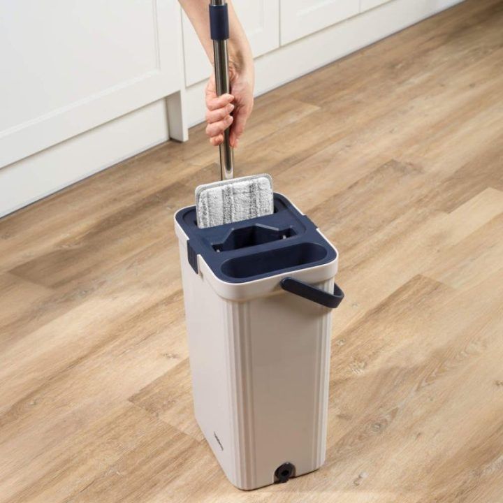 Beldray Ultimate Flat Head Mop & Bucket grindų valymo rinkinys