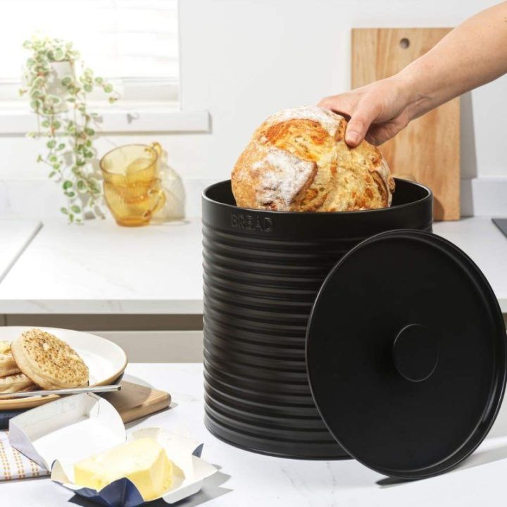 Russell Hobbs Liniera 4 dalių stalviršio indų rinkinys, juodas