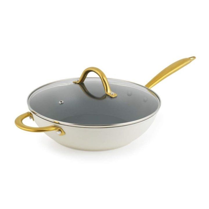 Salter Aerotech Pro 28 cm wok keptuvė su dangčiu