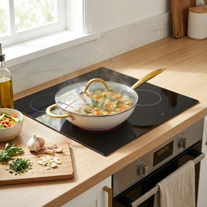Salter Aerotech Pro 28 cm wok keptuvė su dangčiu