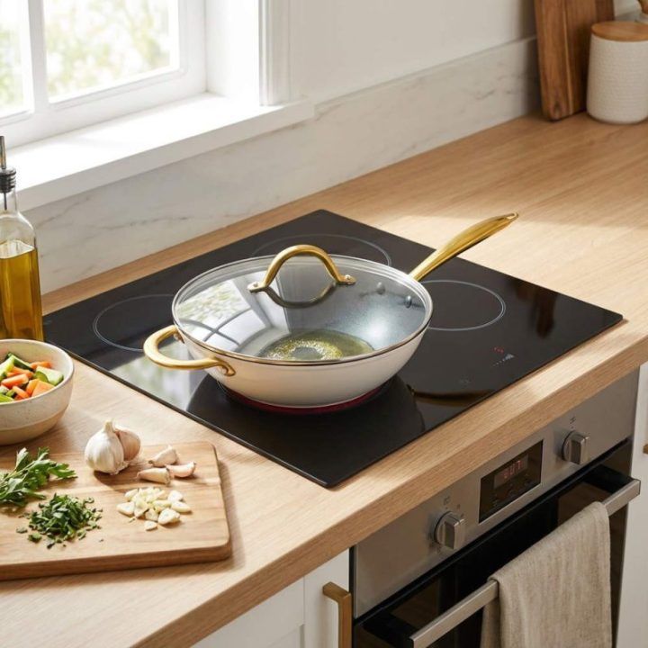 Salter Aerotech Pro 28 cm wok keptuvė su dangčiu