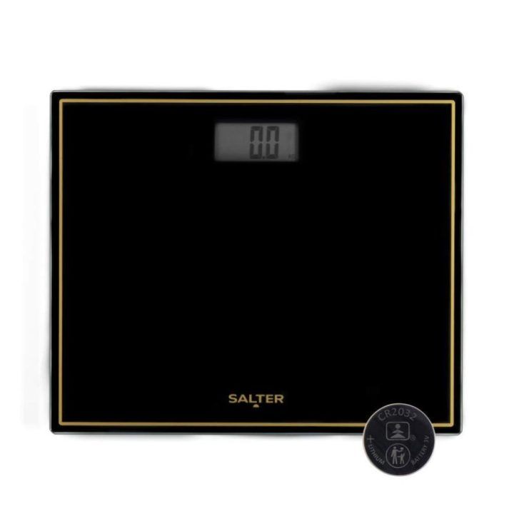 Salter 9207 BGHCFEU12 elektroninės vonios svarstyklės, juodos