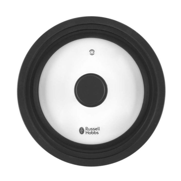 Russell Hobbs RH04041 8 dalių nerūdijančio plieno keptuvių rinkinys su Smart Clip