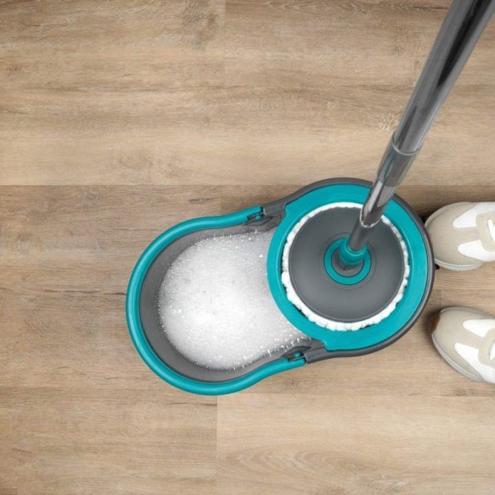 Beldray Anti-Bac Spin & Wring šluosčių rinkinys su kibiru
