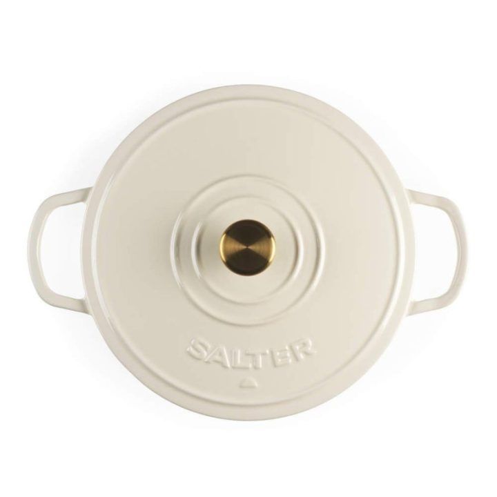 Salter Chester žemas ketaus troškintuvas 2,8 l, 30 cm, kreminis
