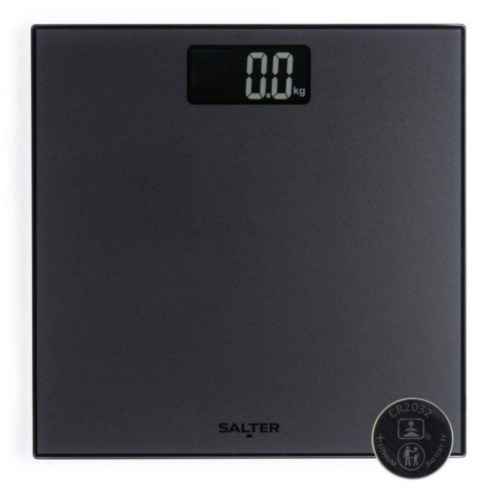 Salter SA00599CFEU12 elektroninės kūno svarstyklės, juodos