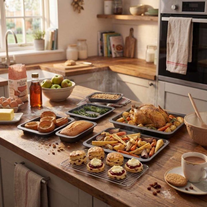 Russell Hobbs RH03903 7 dalių sudedamas kepimo indų rinkinys