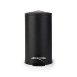Beldray Slimline D formos pedalinė šiukšliadėžė, 5 l, juoda