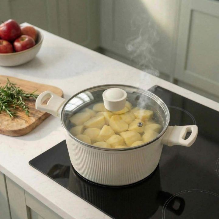 Russell Hobbs Côte 24 cm puodas, kreminis