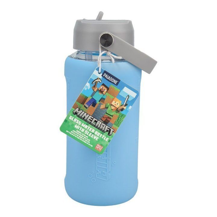 Paladone Minecraft stiklinis vandens buteliukas, 800 ml
