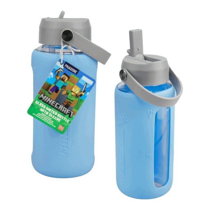 Paladone Minecraft stiklinis vandens buteliukas, 800 ml