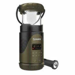 Hawk HWRDI430GN radijas su saulės baterija, dinaminiu generatoriumi ir žibintuvėliu