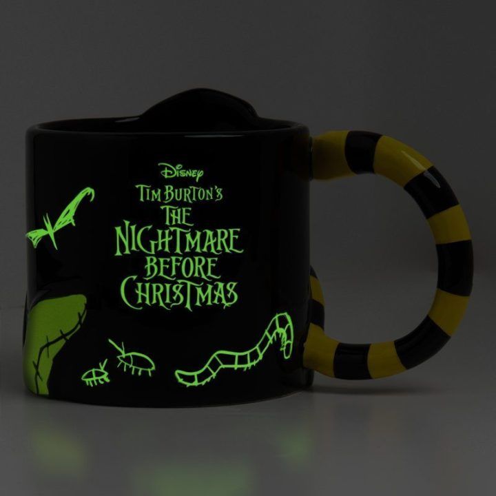 Paladone Oogie Boogie puodelis, šviečiantis tamsoje, 300 ml